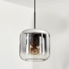 LAUDEN Pendant Light clear, Smoke-coloured, 1-light source
