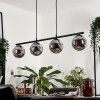 GASTOR Pendant Light Smoke-coloured, 4-light sources