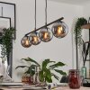 GASTOR Pendant Light Smoke-coloured, 4-light sources