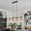 GASTOR Pendant Light Amber, 4-light sources