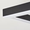 CASCADA Ceiling Light LED brown, Wood like finish, black, 1-light source