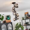 CHEHALIS Ceiling Light black, 8-light sources