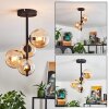 CHEHALIS Ceiling Light black, 4-light sources