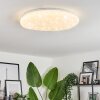 ESGOS Ceiling Light LED white, 1-light source, Remote control