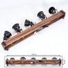 SAFARI Ceiling Light brown, black, 5-light sources