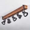 SAFARI Ceiling Light brown, black, 5-light sources