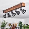 SAFARI Ceiling Light brown, black, 5-light sources
