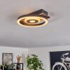 TABONEIRA Ceiling Light LED black, 1-light source