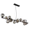 Globo RIHA Pendant Light LED black, 13-light sources
