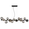Globo RIHA Pendant Light LED black, 13-light sources