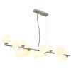Globo RIHA Pendant Light LED matt nickel, 13-light sources