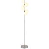 Globo RIHA Floor Lamp LED matt nickel, 6-light sources