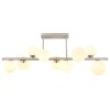 Globo RIHA Ceiling Light LED matt nickel, 9-light sources