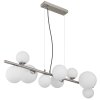 Globo RIHA Pendant Light LED matt nickel, 9-light sources