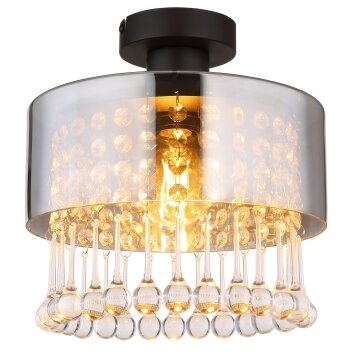 Globo HENDRY Ceiling Light black, 1-light source