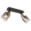 Globo HOLLSY Ceiling Light black, 2-light sources