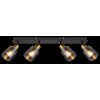 Globo HOLLSY Ceiling Light black, 4-light sources