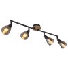 Globo MUBBY Ceiling Light black, 4-light sources