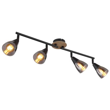Globo MUBBY Ceiling Light black, 4-light sources