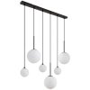 Globo HALLIE Pendant Light black, 6-light sources