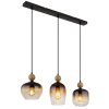 Globo COMMY Pendant Light black, 3-light sources