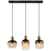 Globo COMMY Pendant Light black, 3-light sources