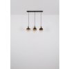 Globo COMMY Pendant Light black, 3-light sources