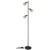 Globo HUBERTUS Floor Lamp black, 3-light sources