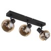 Globo TOKKI Ceiling Light black, 3-light sources