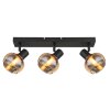 Globo TOKKI Ceiling Light black, 3-light sources