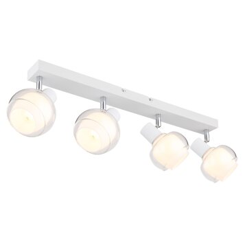 Globo TOKKI Ceiling Light white, 4-light sources
