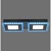 Leuchten-Direkt ACRI Ceiling Light LED black, 2-light sources, Remote control