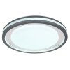 GLOBOTERPSA Ceiling Light LED grey, white, 1-light source, Remote control