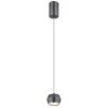 Globo MARTHY Pendant Light LED grey, 1-light source