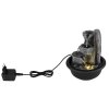 Globo FONTANA indoor fountain LED black, 1-light source