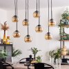 KOYOTO Pendant Light - glass Amber, 8-light sources