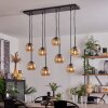 KOYOTO Pendant Light - glass Amber, 8-light sources