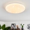 MELRES Ceiling Light LED white, 1-light source, Remote control