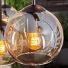 KOYOTO Pendant Light - glass Amber, 8-light sources