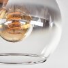 KOYOTO Ceiling Light - glass Ecru, black, 4-light sources