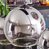 KOYOTO Pendant Light - glass chrome, clear, Smoke-coloured, 8-light sources