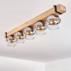MONTGOMERY Ceiling Light - glass Ecru, black, 5-light sources