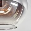 KOYOTO Ceiling Light - glass Ecru, black, 4-light sources