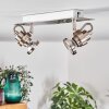 YOMETCHEN Ceiling Light LED matt nickel, 2-light sources