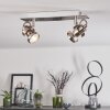 YOMETCHEN Ceiling Light LED matt nickel, 2-light sources
