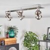 YOMETCHEN Ceiling Light LED matt nickel, 3-light sources