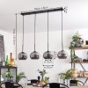 APEDO Pendant Light - glass Smoke-coloured, 4-light sources