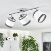 LOHOBE Ceiling Light chrome, 3-light sources