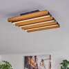FAVORINA Ceiling Light LED Ecru, black, 1-light source