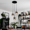 VEVINO Pendant Light - glass chrome, clear, Smoke-coloured, 3-light sources